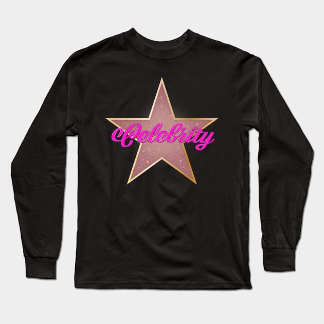 Celebrity Star Long Sleeve T-Shirt by nickemporium1